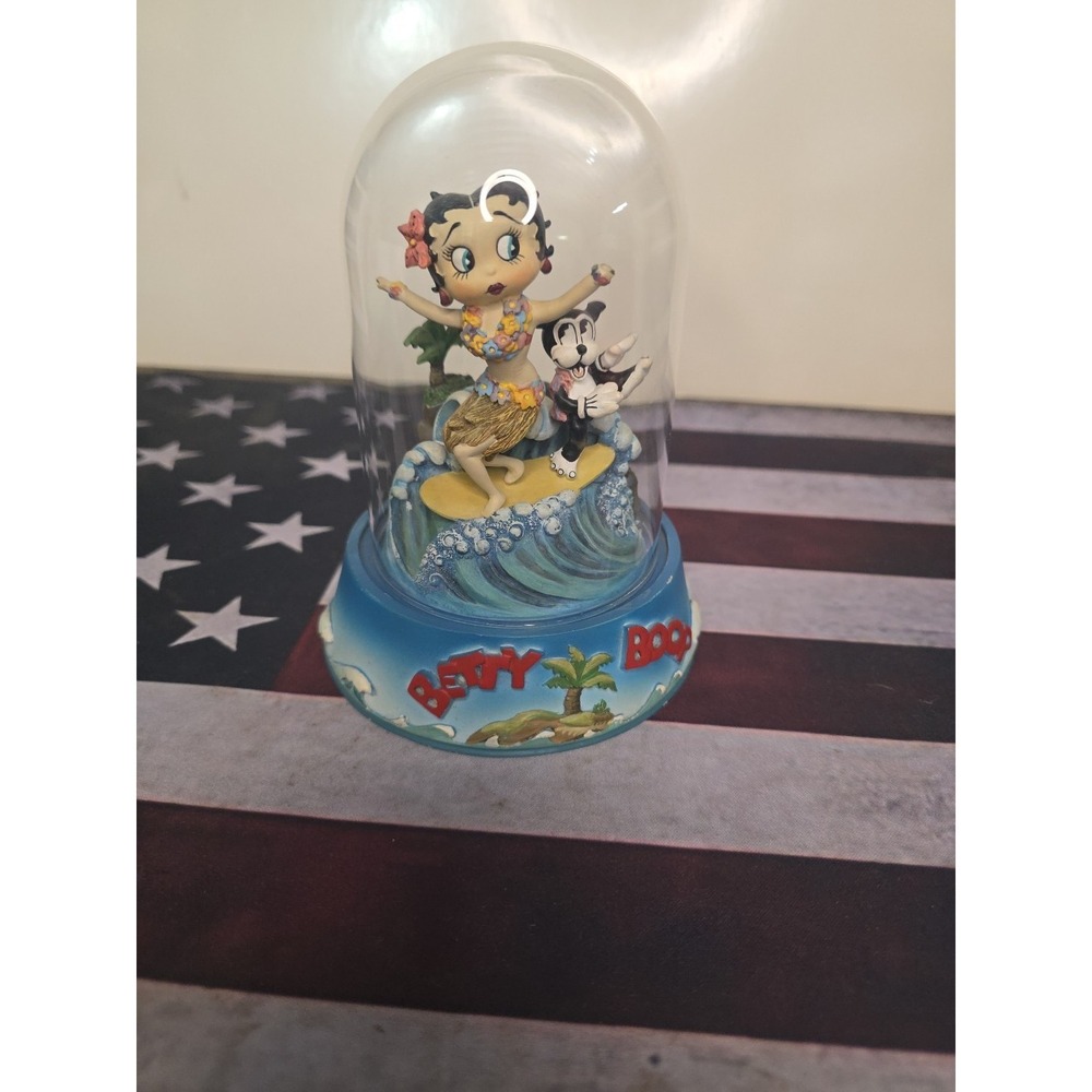 Betty Boop Surfboard Betty Hand Painted Sculpture 1996
